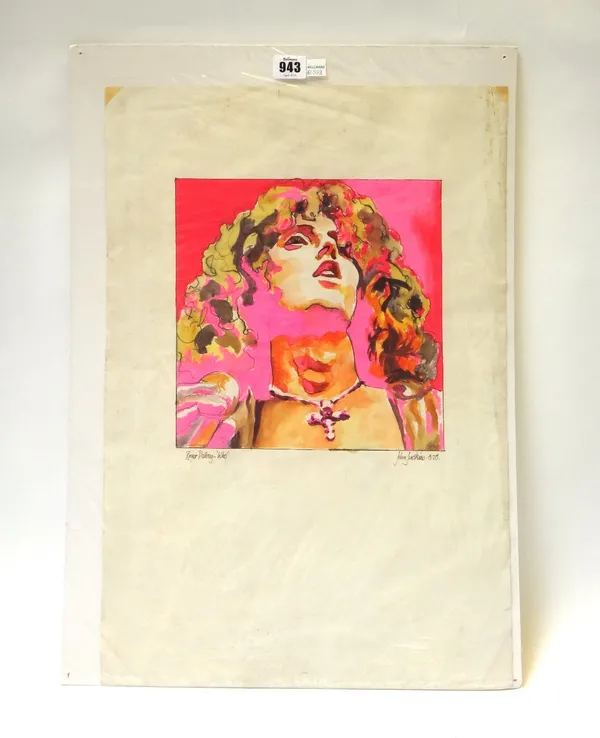 The Who, preparatory artwork, signed title and dated by the artist John Judkins, 08.70, gouache on cartridge paper, as commissioned by 'I Was Lord Kit