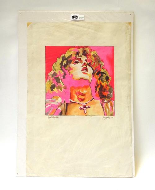 The Who, preparatory artwork, signed title and dated by the artist John Judkins, 08.70, gouache on cartridge paper, as commissioned by 'I Was Lord Kit