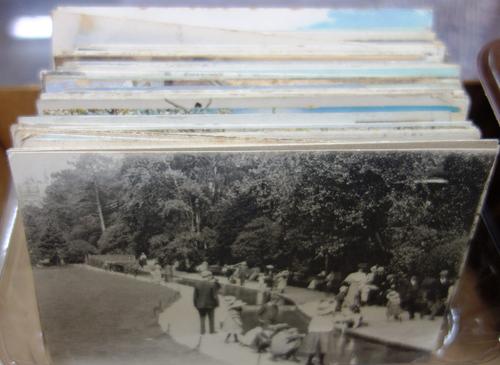 POSTCARDS - Great Britain, including num. of Scotland, with a few Foreign; approx. 140.