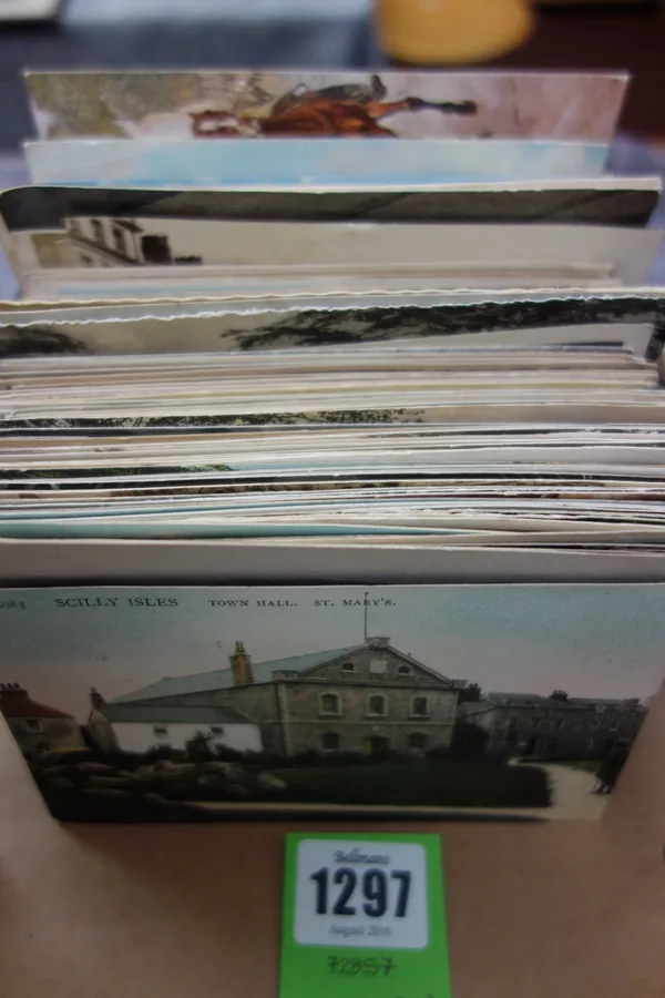 POSTCARDS - a mostly English selection; approx. 250.