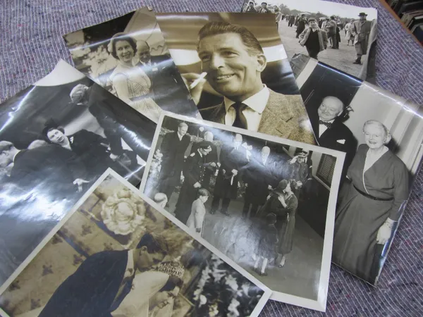 PHOTOGRAPHS - British Royalty, mainly 1950s - 60s; various larger sizes, many with Associated Press label on versos (some with captions); approx. 112.