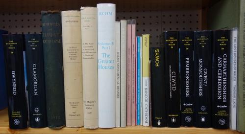 [WALES]  Architectural & Related History, an older & newer selection; includes some Pevsners & 3 vols. Royal Commission Historical Monuments.