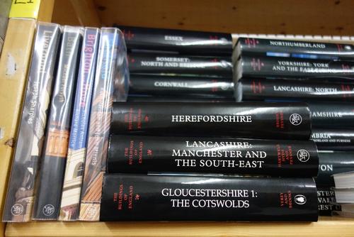 PEVSNER'S Buildings of England;  33 vols. of the new ('tall') editions. illus., d/wrappers. Yale Univ. Press & Penguin Books, (vs. dates); together wi