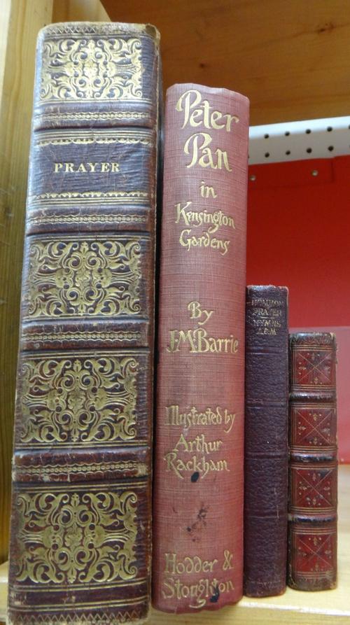 BOOK of COMMON PRAYER  . . .  contemp. maroon gilt morocco. Cambridge, 1830: sold with another BCP. (contemp. red gilt calf, sm. 8vo., 1772) and  2 ot
