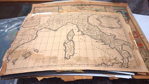 [MAPS]  a small, mixed parcel of (15);  includes an early Speed's Hertfordshire & some from an 18th cent. D'Anville atlas.