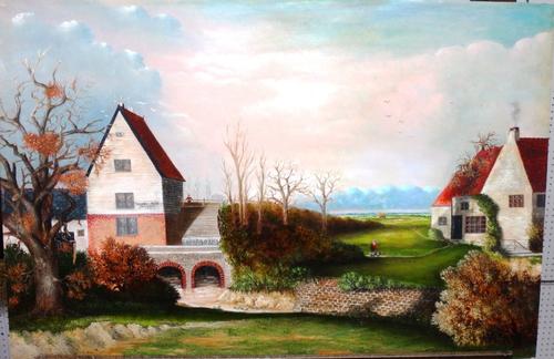 Harold Armstrong Edward Day (1924-2010),Woods Mill, Henfield, oil on panel, signed and dated 1978, unframed.