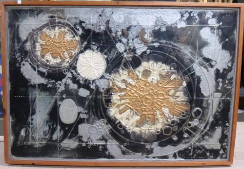 Alfred Janes (1911-1999), No.1 Constellation, mixed media on board, signed and dated '65, inscribed on reverse, 83cm x 121cm.