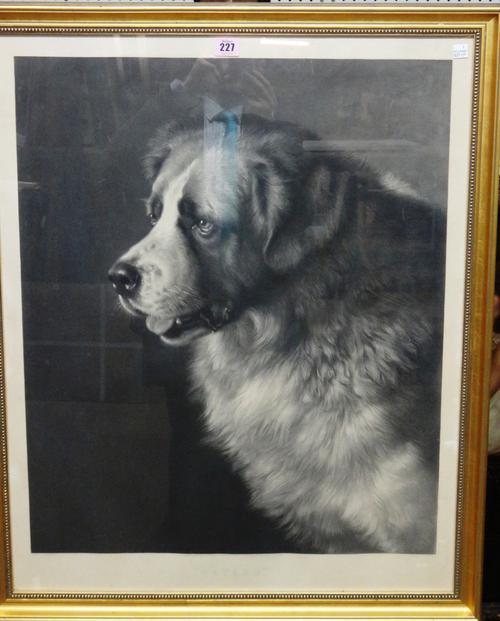 After Frank Paton, Bayard, engraving.