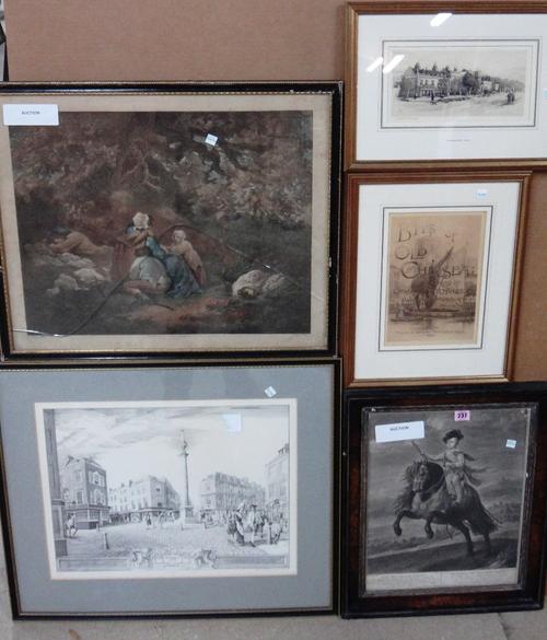 A quantity of assorted prints and engravings.(qty)