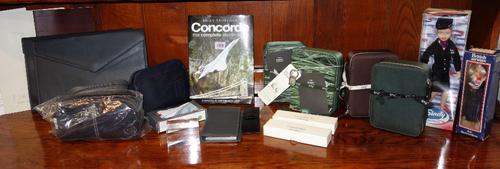 A quantity of 20th century British Airways memorabilia including concord related items.