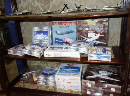 A quantity of British Airways model aeroplanes and memorabilia.
