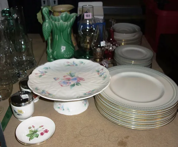 A quantity of assorted ceramic and glass. (qty)  S2M