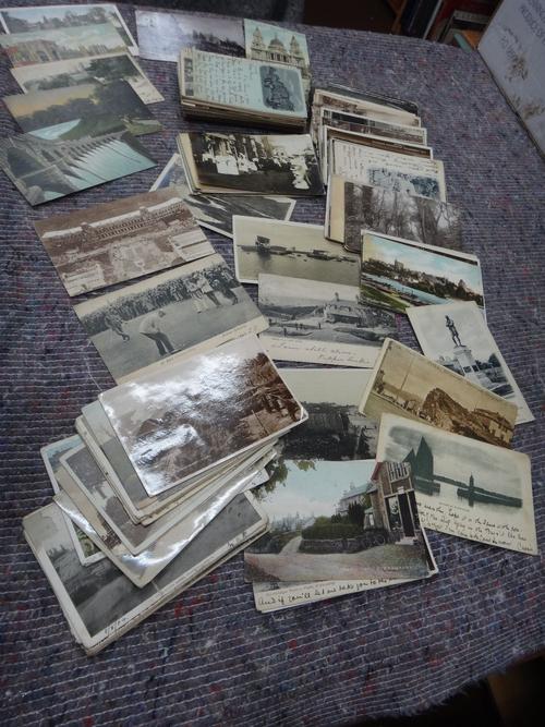 POSTCARDS - Great Britain, approx. 200, including Alex Herd, putting in the Open Championship (1902) & Braid Hill Golf Links, Edinburgh (showing Club