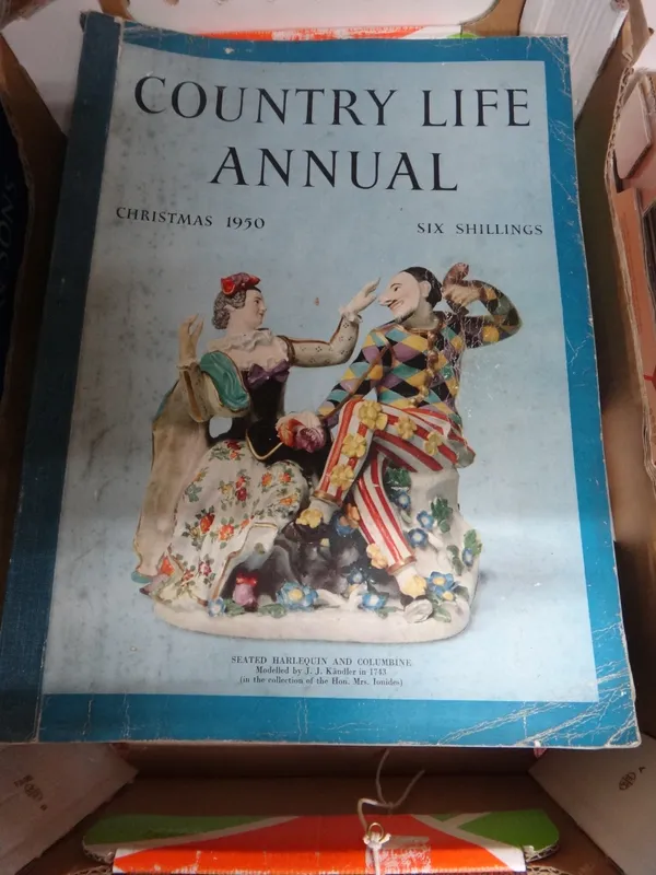 COUNTRY LIFE - weekly journal, 1942-1950, illus. throughout & num. adverts., 210 issues in all  *  complete for 1946, 1947, & 1949, 1948 not present;