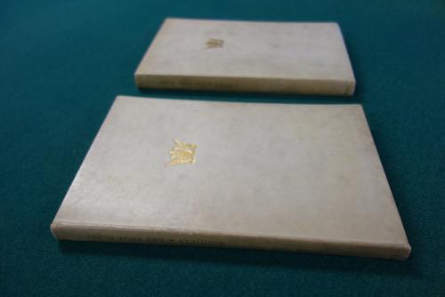 DOUGLAS (Lord Alfred)  Sonnets / Lyrics, together 2 vols. Special Edition.  facsimile ms. & photogravure portrait as frontispieces, half titles; gilt-