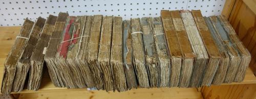 SCOTT (W.)  Peveril of the Peak.  First Edition, 4 vols. half titles, original boards with paper labels (distressed). Edinburgh, 1822; together with 5