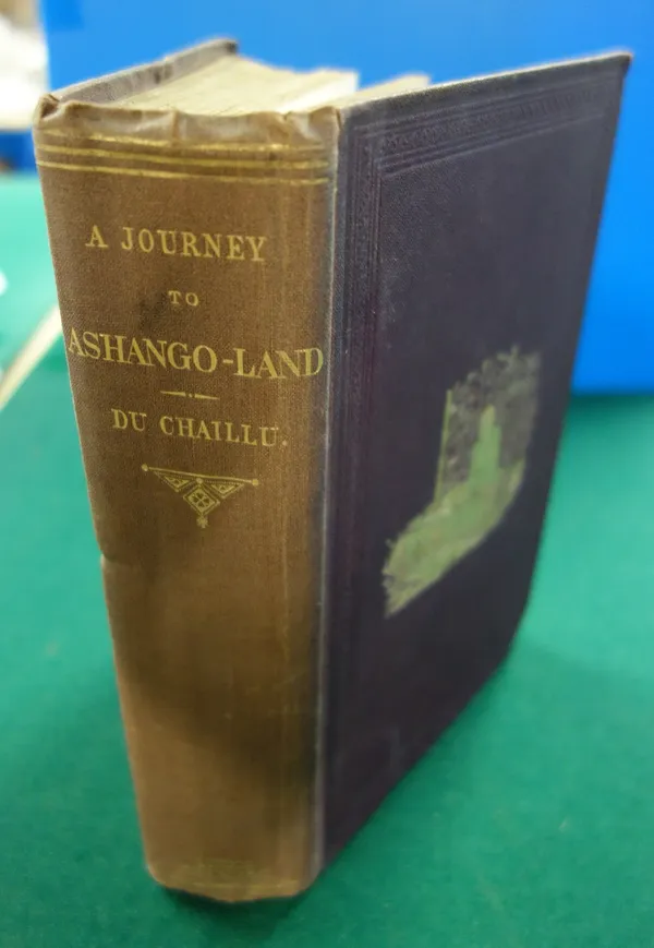 DU CHAILLU (P.B.)  A Journey to Ashango-Land: and further penetration into Equatorial Africa.  First Edition. title vignette, 19 plates & 3 full-page