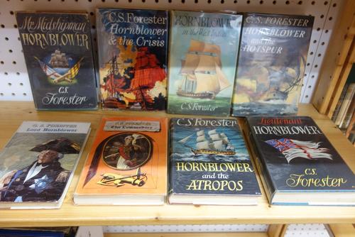 FORESTER (C.S.)  Hornblower series - the 8 novels published postwar; first editions in (unclipped) d/wrappers. 1945-67.