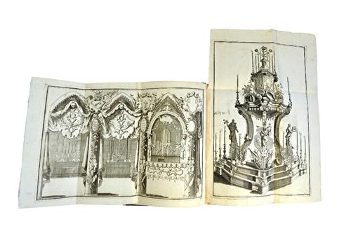 [FESTIVAL BOOK]  Le Pompe Funebri Celebrate da' Signori Accademici Infecondi di Rome per la Morte dell'Illustrissima Signora Elena Lucrezia Cornara Pi