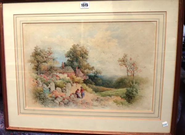 Stephen John Bowers (fl.1874-1891), Thursley Common, watercolour, signed, 32.5cm x 49cm.