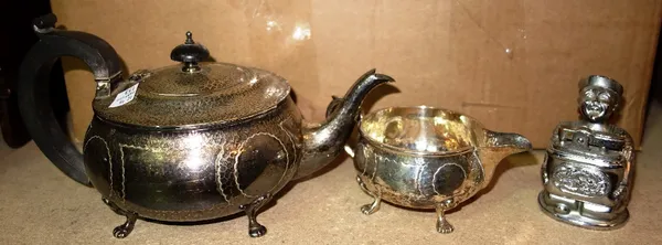 A quantity of plated wares including teapots, toast racks, tureens and sundry. (qty)  S2B