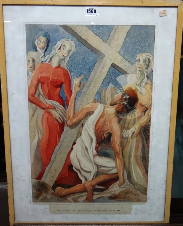 V. Stockton (20th century), Daughters of Jerusalem weep not for me; Disegno surrealistico o Zadie e Saffo, Guardando un Cadavere; Il Buffone Beffeggia