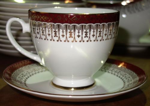 A Royal Graffton white and gilt part dinner service.  (qty)  GAL