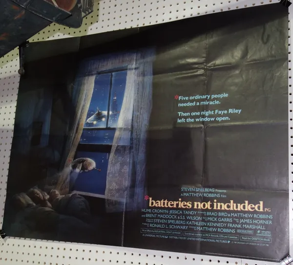 Film Poster; 'Batteries Not Included', folded.