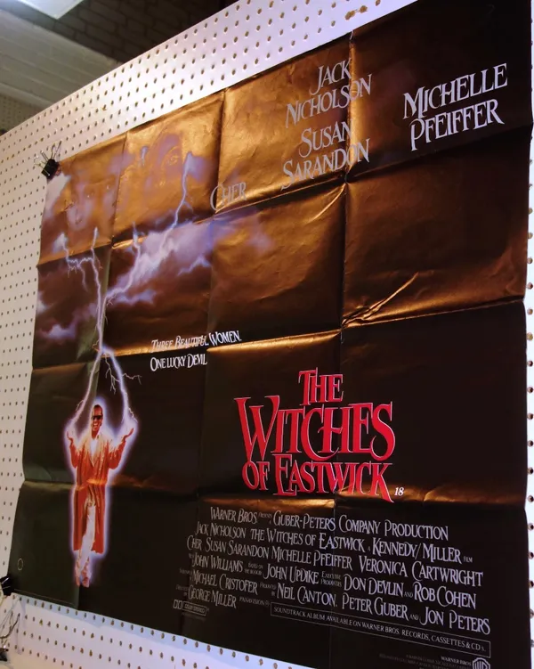 Film Posters; A group of five comprising; 'Victor Victoria', 'Arthur', 'Innerspace', 'The Witches of Eastwick', and 'Field of Dreams' & a small group