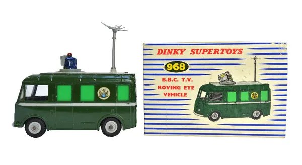 A Dinky Supertoys 968 BBC TV Roving Eye vehicle, boxed.  Illustrated