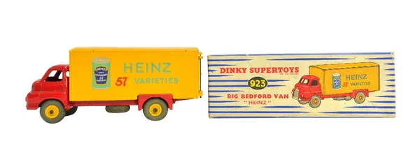 A Dinky Supertoys 923 Big Bedford van, 'Heinz', boxed.  Illustrated