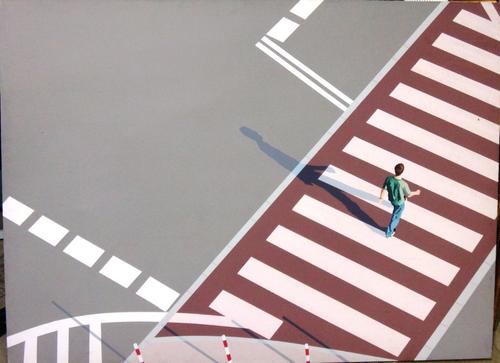 Pawel Janas (contemporary), Surface, acrylic on canvas, signed, inscribed and dated 2005 on reverse.