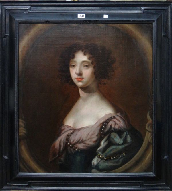 Circle of Mary Beale, Portrait of a lady, oil on canvas, 65.5cm x 59cm.  Illustrated