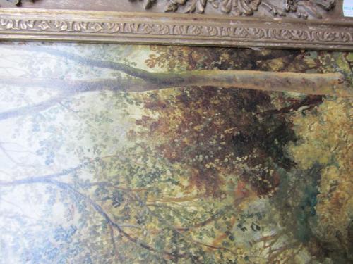 A European dome top casket of rectangular form, engraved with figures and scrolls.