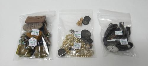 A gentleman's silver circular cased Omega wristwatch with a signed Swiss movement, import mark London 1912, another wristwatch, a small quantity of je