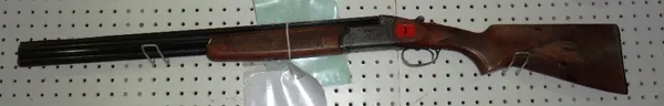 An 'Av-Aroccini' 12 bore over and under shotgun, deactivated with certificate.