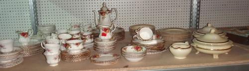 A quantity of dinner and tea wares, comprising; Royal Albert Old Country Roses and Lavender Rose collections.