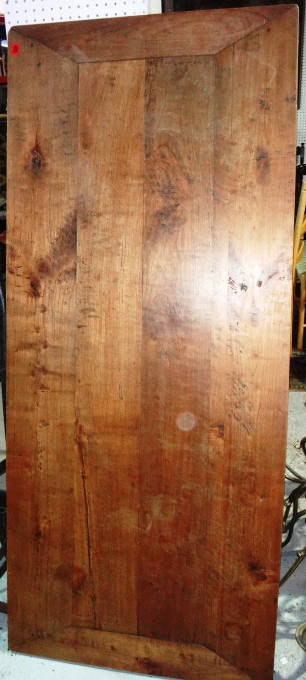 A 19th century walnut rectangular table top.