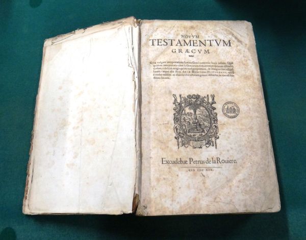 [BIBLE]  BIBLIA HEBRAICA  . . .  Eorundem Latina Interpretatio Xantis Pagninii Lucensis, Benedicti Ariae Montani ( bound at end of volume). pictorial