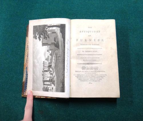 WEST (T.)  The Antiquities of Furness. new edition with additions by William Close.  engraved map, plan & 5 plates, subscriber's list; old half calf &