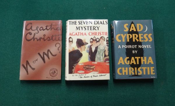 CHRISTIE (A.)  N or M?  First Edition. half title/advert. leaf; facsimile d/wrapper. 1941; sold with (facsimile d/wrappered)  Sad Cypress (5th Imp., 1
