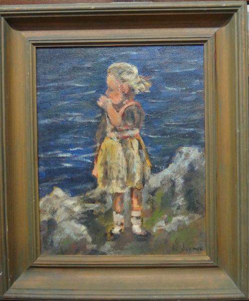 James le Jeune (1910-1983), Donegal Bayy, oil on board, signed; signed and inscribed on reverse, 36cm x 29cm. DDS