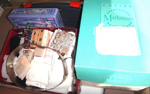 A large quantity of assorted sewing and dress making materials and accessories.