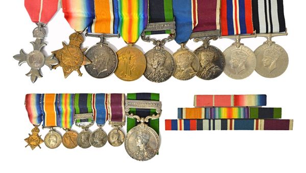 The awards and medals as awarded to Lieut Colonel Ronald Bristow M.B.E, comprising; The M.B.E Military issue with box of issue and appointment certifi