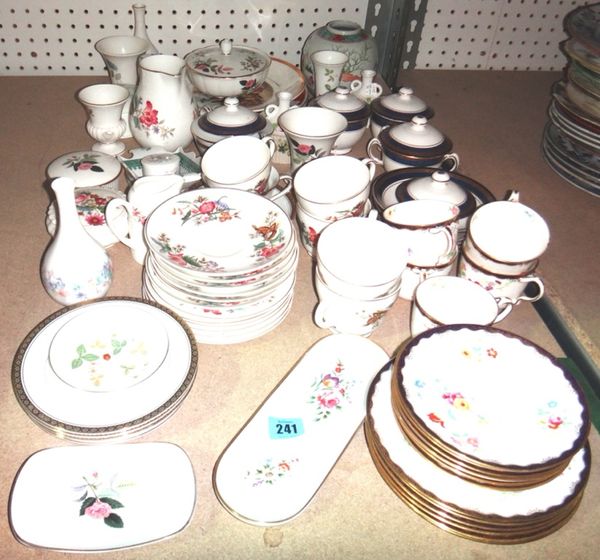 A quantity of ceramics, mainly Wedgwood, to include Hathaway Rose pattern.
