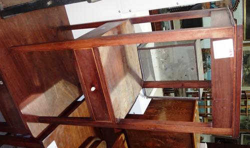 A 19th century mahogany washstand and another similar.
