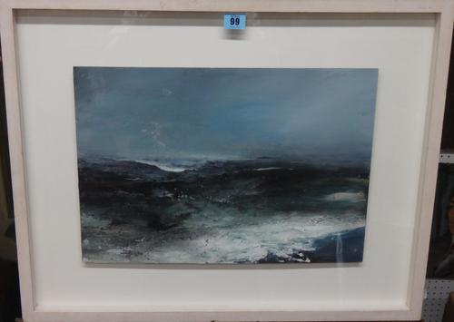 J. Kerr (contemporary), Sainmhiniu Farraige, acrylic on board, signed and dated 2008 on reverse.