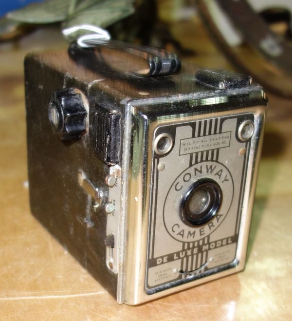 A Conway box camera, de luxe model.