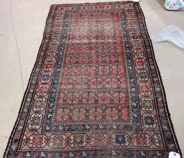 A Hamaden rug, 188cm x 107cm.
