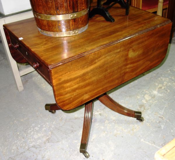 A 19th century mahogany Pembroke table, 76 cm.